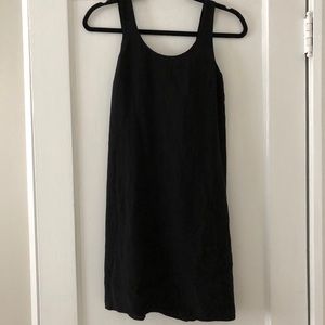 Madewell Black Silk Dress Size XS With Bow Back